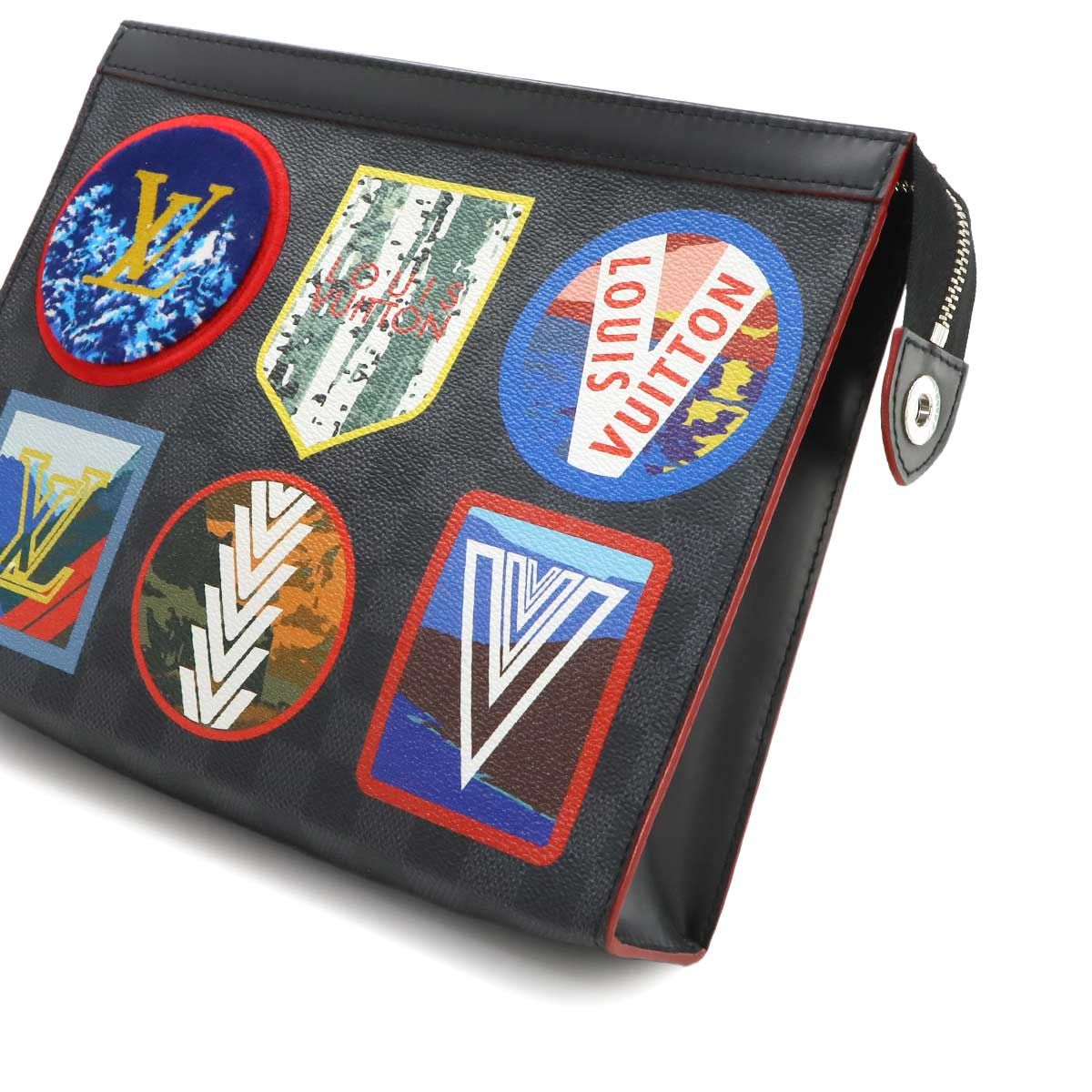 新品同様 ルイ ヴィトン LOUIS VUITTON ダミエ グラフィット アルプス 
