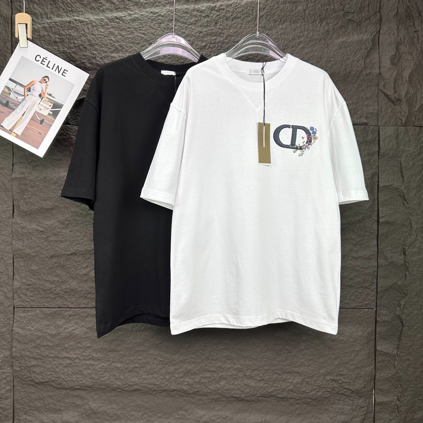 【25SS新作】DIOR クチュール刺繍ロゴTシャツ 白 メンズ DIOR | Tシャツ＆ポロシャツ |メンズ｜ディオール公式オンライン