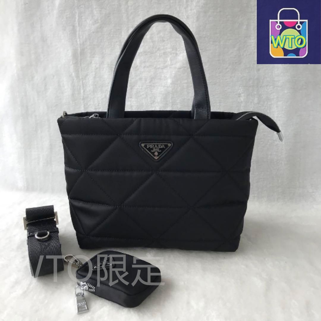 PRADA ノベルティ　ナイロン ショルダーバッグ 新品】PRADAショルダーバッグ ノベルティ-WTO輸入1-IIB89 - メルカリ
