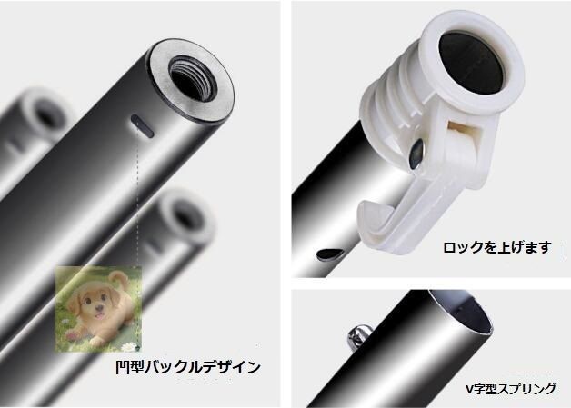 フィッシングパラソル 360度回転角度調節