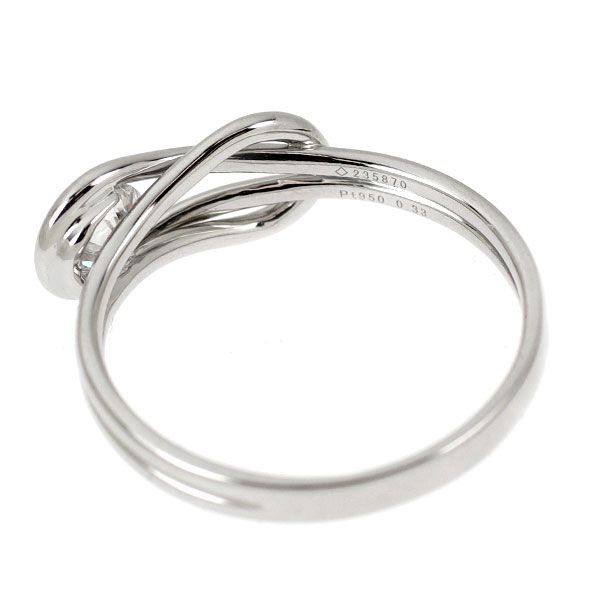 フォーエバーマーク Pt950 ダイヤモンド リング 0.33ct エンコルディア  