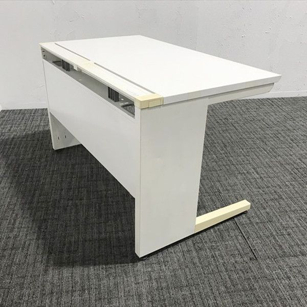 平デスク iS 引出し付 オフィスデスク W1200 コクヨ ホワイト