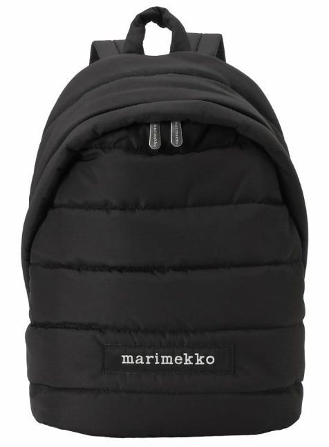 マリメッコ バックパック リュックサック marimekko レディース メンズ ユニセックス 090803 009 ローリー キルティング ブラック Lolly