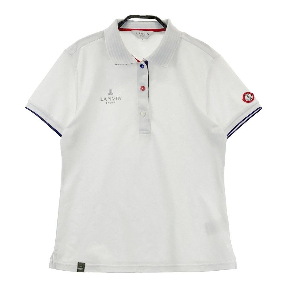 新品 LANVIN SPORT ランバンスポール ポロシャツ半袖38(M) サイズ：38 LANVIN SPORT ランバン スポール 半袖ポロシャツ ホワイト
