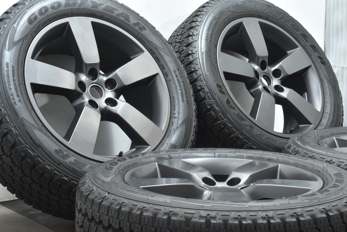 バリ溝 ランドローバー ディフェンダー 純正 20in 8.5J 41.5 PCD120 製 グッドイヤー 255 60R20 品番 L8B2-1007-HA