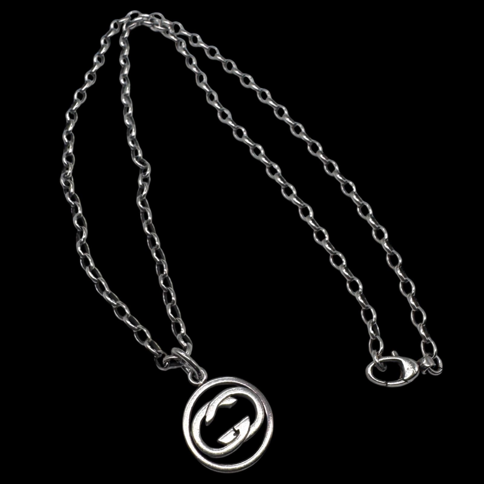 GUCCI グッチ ドッピアG シルバー925 ネックレス チェーン イタリア製 