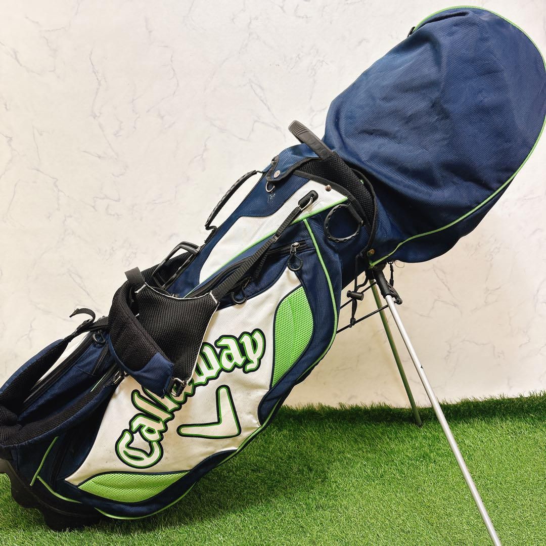 H1キャロウェイ　初心者オススメ　ゴルフクラブセット　メンズ　FLEXR 13本 キャロウェイ 初心者オススメ ゴルフクラブ メンズセット スタンド式