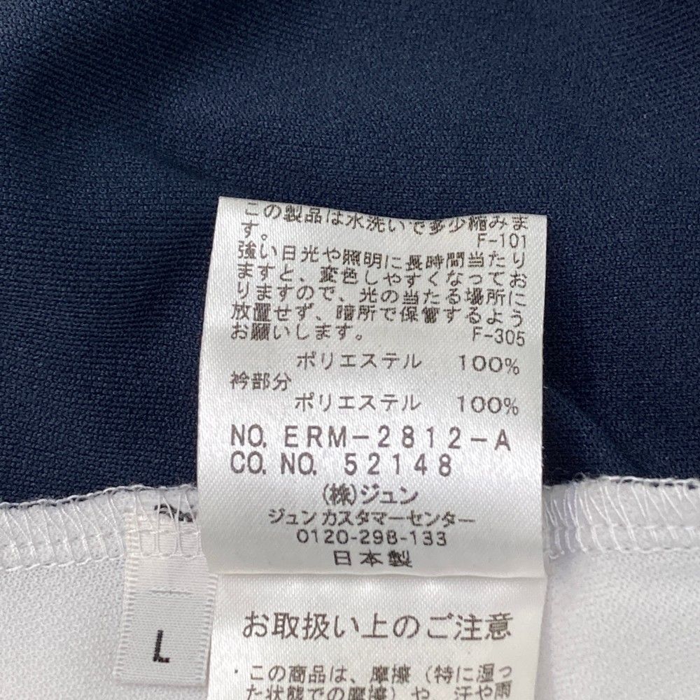 サイズ：L JUN&ROPE ジュン アンド ロペ 半袖ハーフジップ