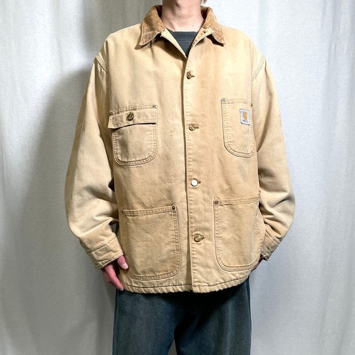 90年代 Carhartt カーハート ダック地 ミシガンチョアコート メンズ2XL