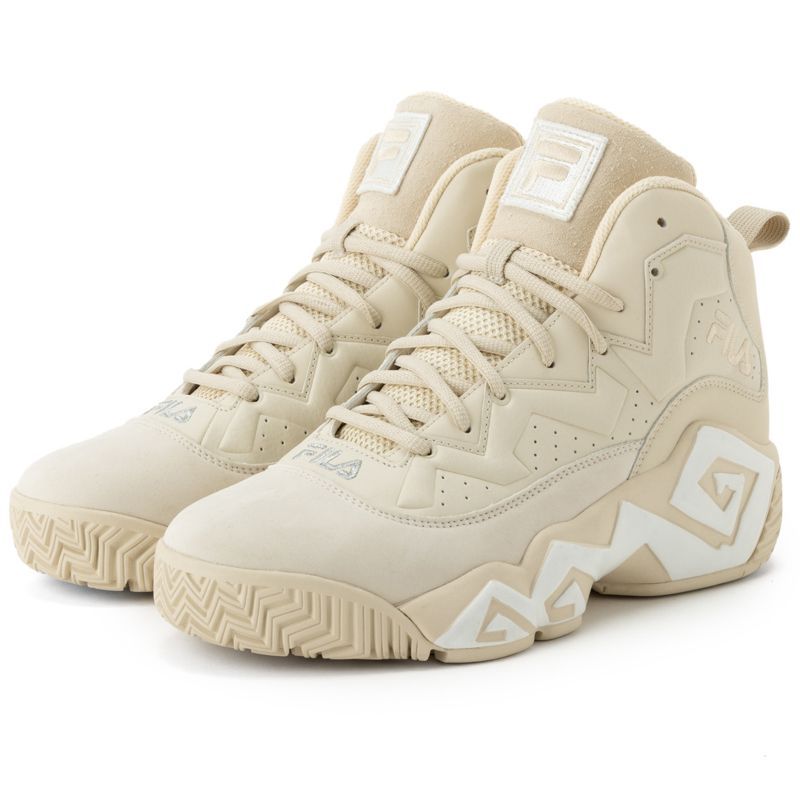 在庫限り【outlet / 処分特価品】MFW23027912 MB BEIGE/BLUE【FILA フィラ バスケ バッシュ カジュアル ストリート 復刻 バスケット】