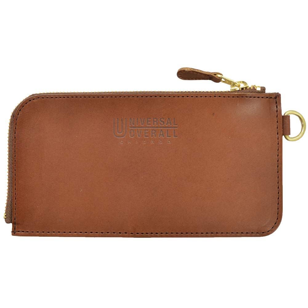 [UNIVERSAL OVERALL(ユニバーサルオーバーオール)] LF LONG WALLET 日本製 レザー ロングウォレット Dark Brown ONESIZE 