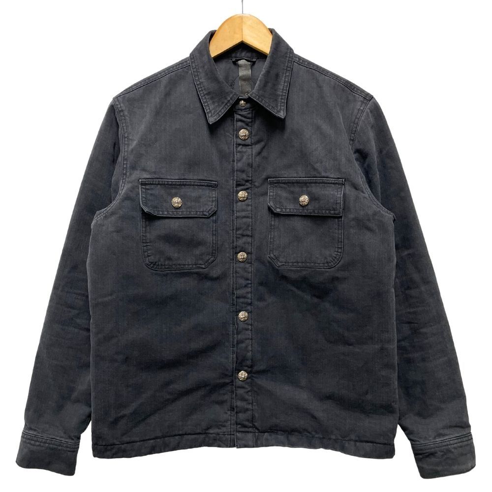 CHROME HEARTS／WORK DOG ワークドッグ ヘリンボーン 黒XL CHROME