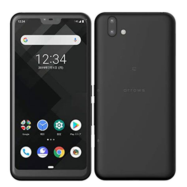 【中古】 801FJ arrows U ブラック SIMフリー 本体 ソフトバンク Aランク スマホ【送料無料】 801fjbk8mtm
