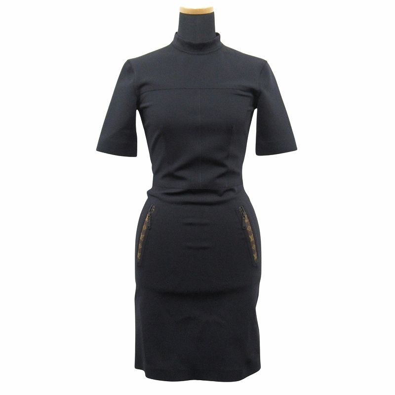 20SS LOUIS VUITTON ルイ ヴィトン モノグラム ワンピース 20ss ルイヴィトン モノグラム ファスナー ワンピース ドレス ▽3