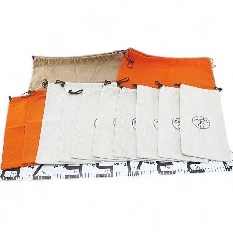 エルメス HERMES 12枚セット 保存袋 収納袋 巾着 純正 付属品