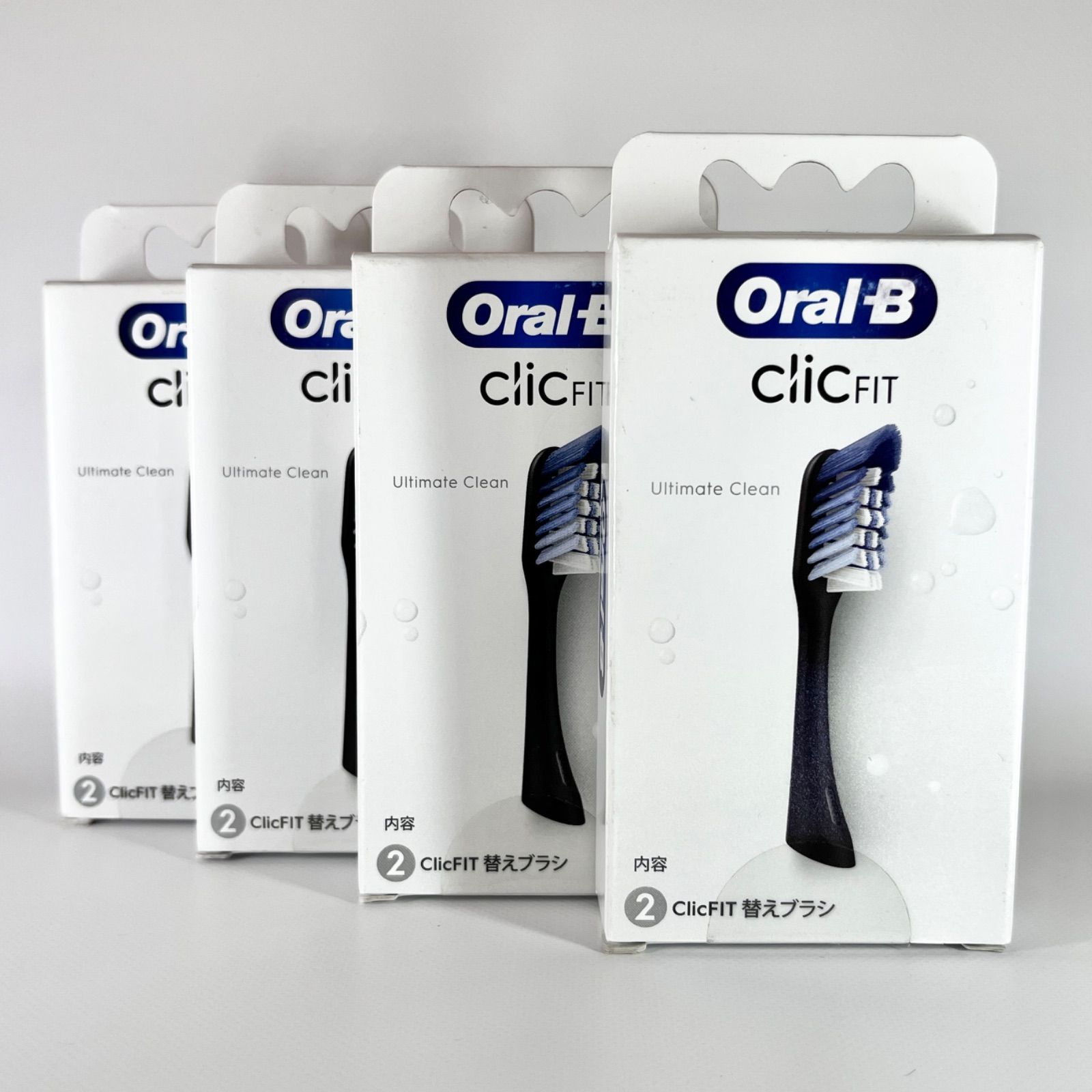 オーラルB ClicFIT クリックフィット 替えブラシ 2本入り×4箱セット