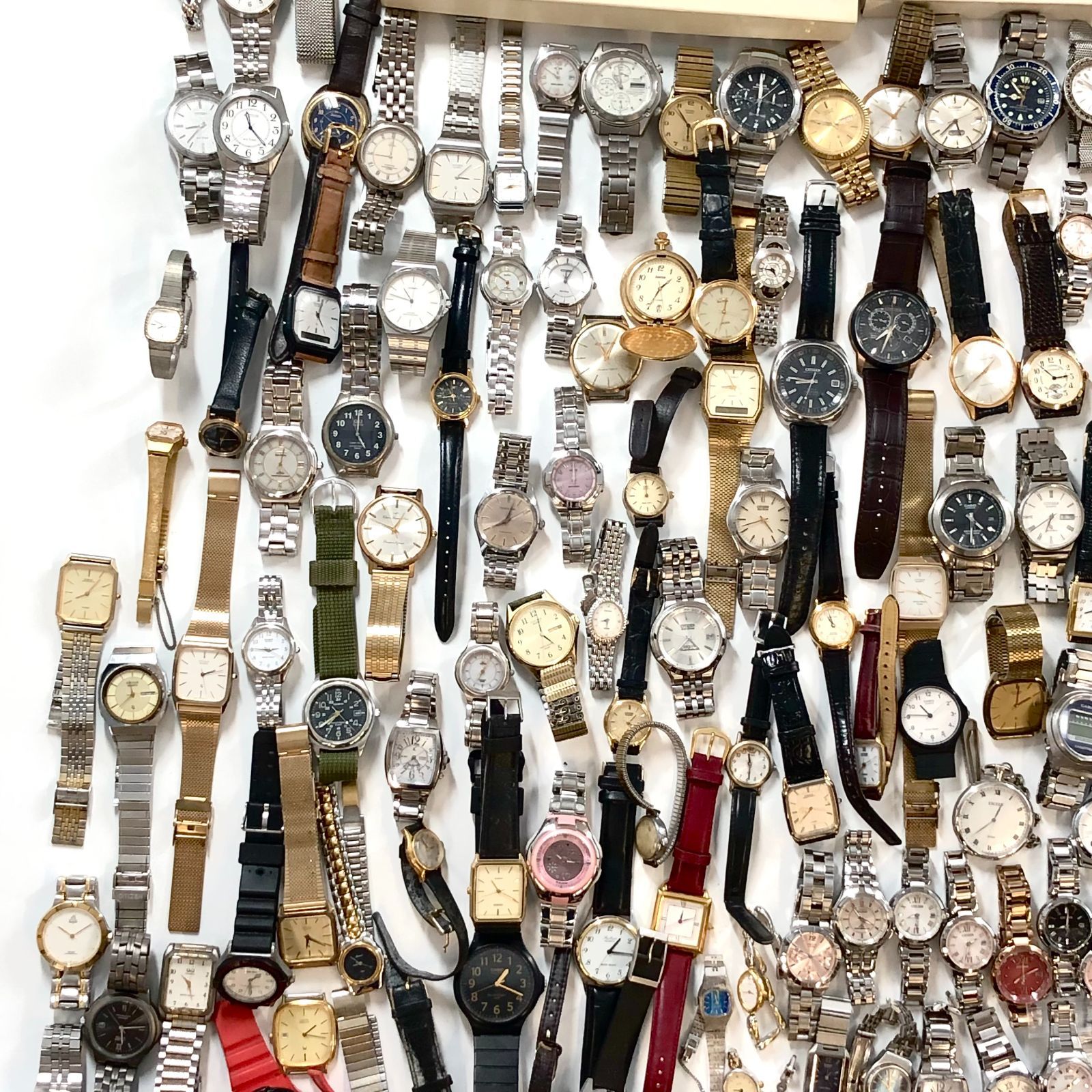 CASIO CITIZEN 他 まとめ売り シチズン カシオ 等 時計 大量まとめ 240点以上 メンズ レディース QZ