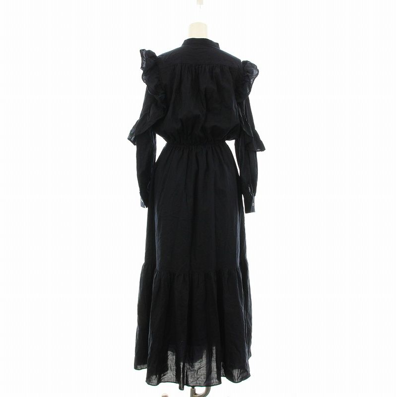 カーサフライン CASA FLINE キーネックフリルマーメイドドレス