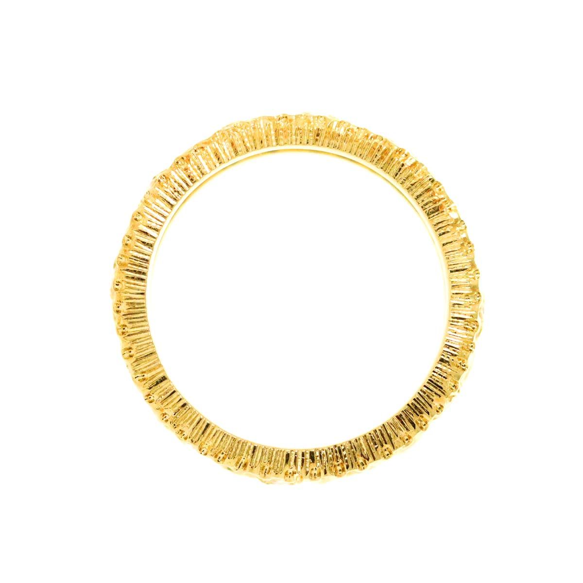 リング 13号 ダイヤ 0.39ct K18 YG イエローゴールド 750 指輪 Diamond  