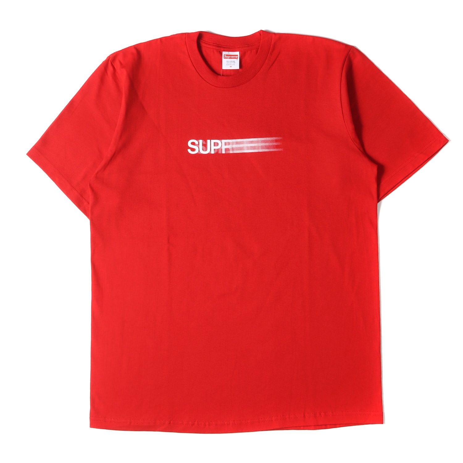 【サイズM supreme シュプリーム モーション ロゴ RED