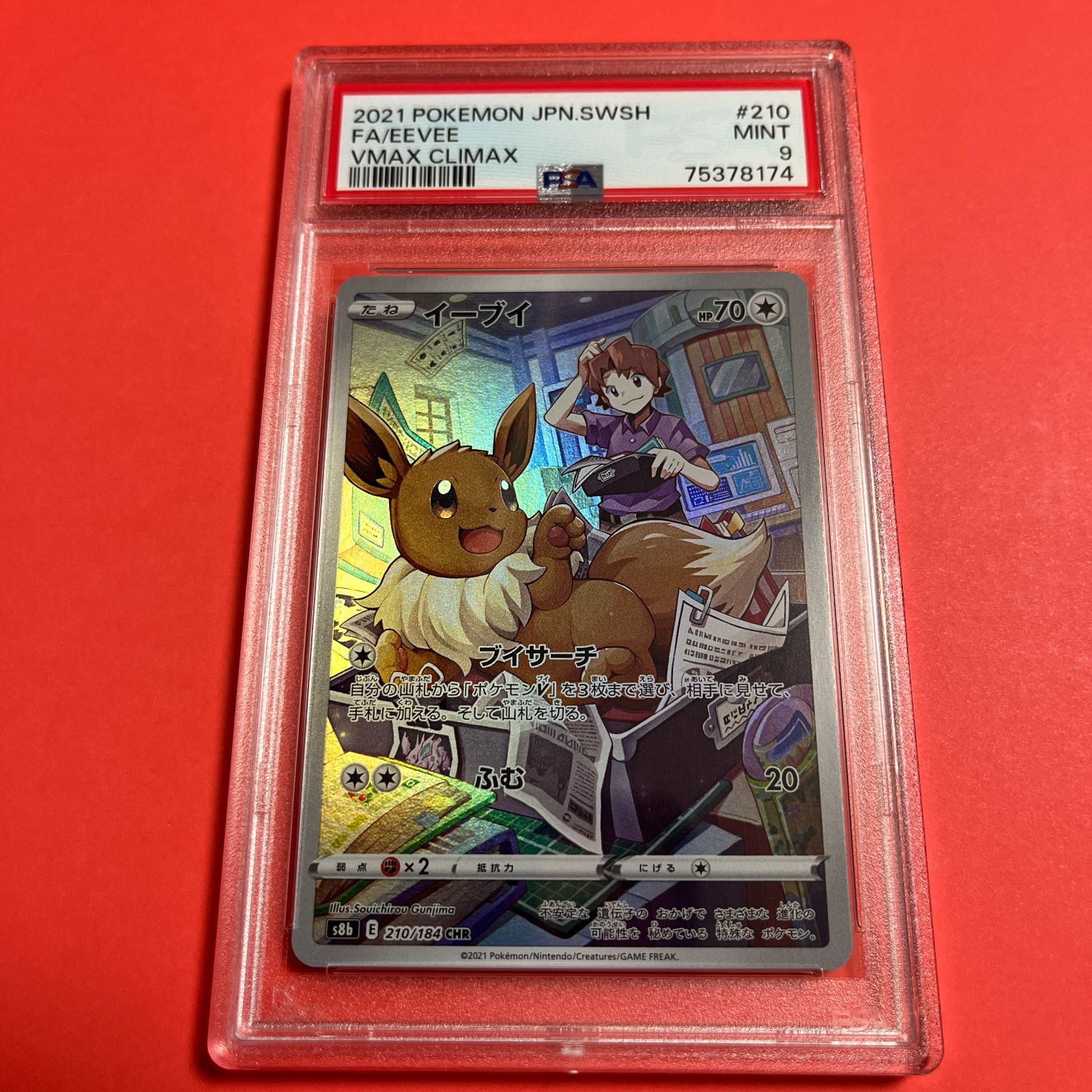 psa10】サンダースV SR S6a イーブイヒーローズ 079/069 【PSA10