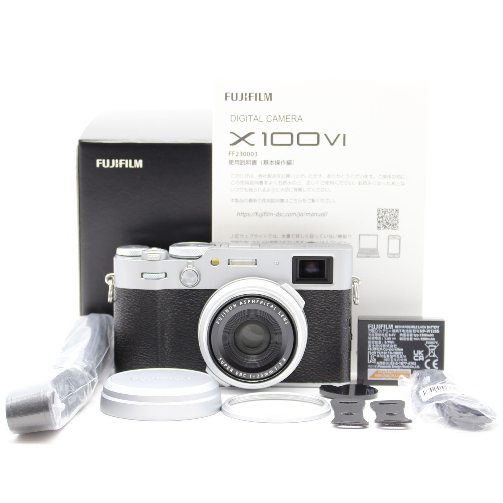 □新品同様□ FUJIFILM X100VI デジタルカメラ シルバー 富士フィルム 