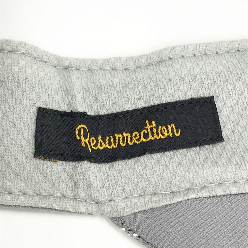 RESURRECTION レザレクション サンバイザー 総柄 グレー系