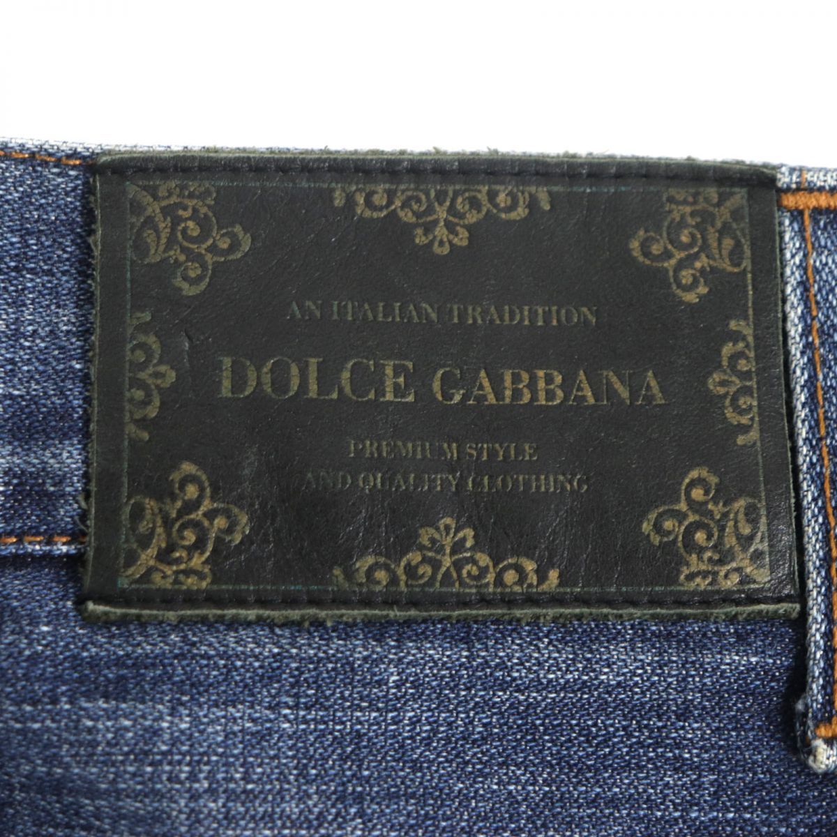 良品▽黒タグ DOLCE＆GABBANA ドルチェ＆ガッバーナ 14 CLASSIC ロゴ