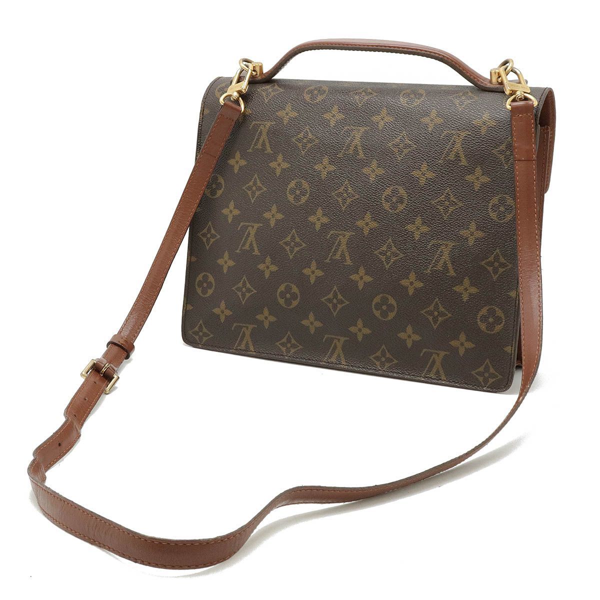 【国内正規店購入】ルイヴィトン ハンドバッグ モノグラム モンソー ルイヴィトン LOUIS VUITTON モンソー モノグラム ショルダー