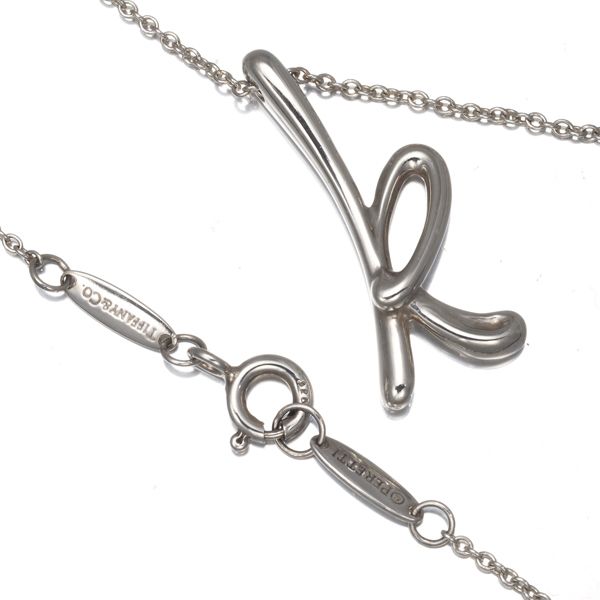 ★初売★【ティファニー】イニシャル　ｋ　K　ケー　ペンダント　1474 Tiffany & Co. - ティファニー ペンダントトップ ロケット