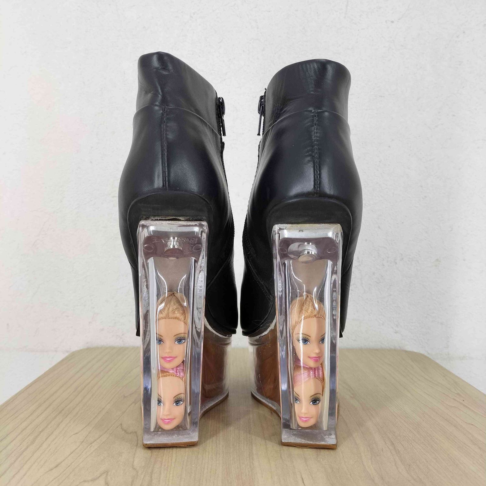 Campbell クリア厚底ソールドールブーツ