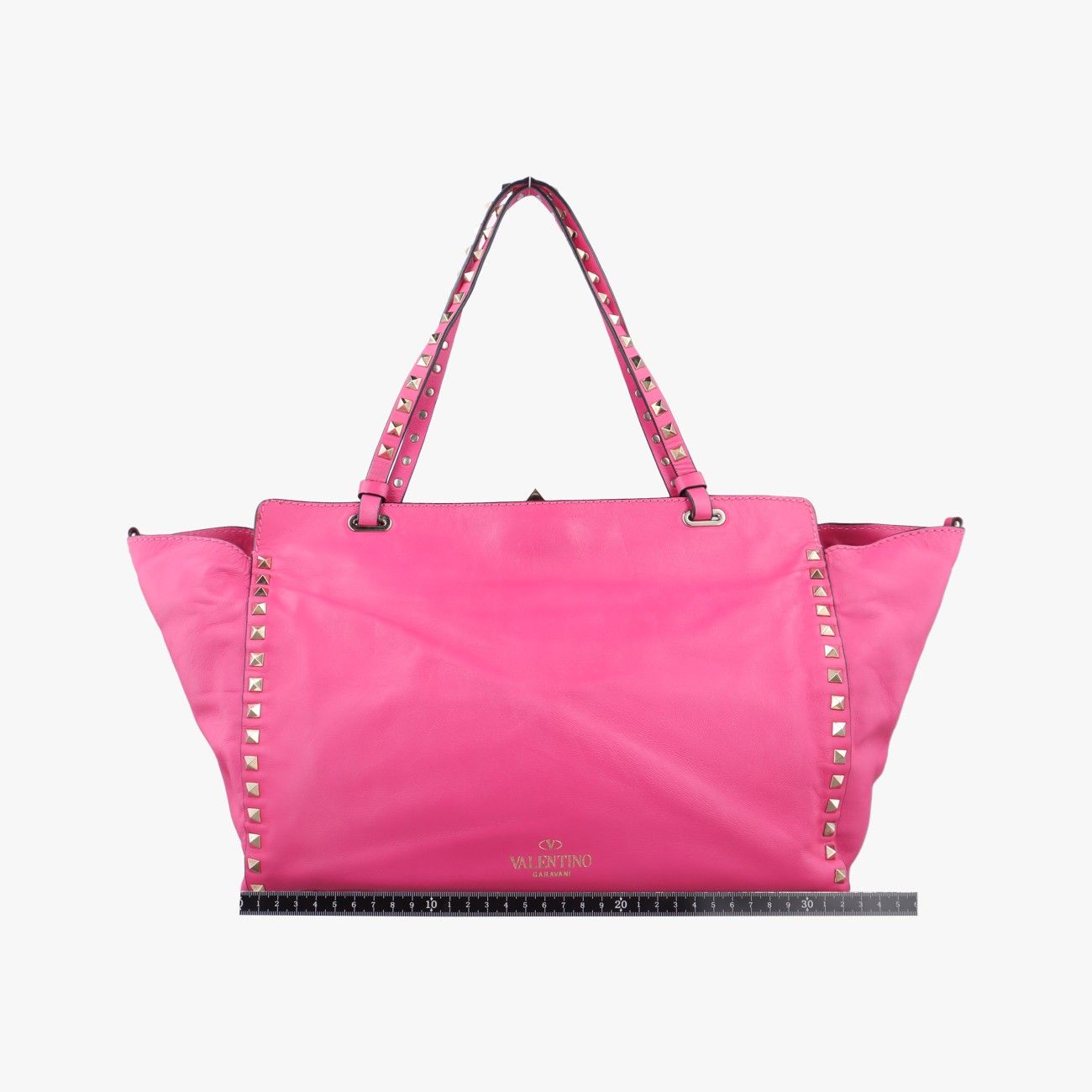 ヴァレンティノValentinoロックスタッズ ピンク レザー BS-E970BOL1