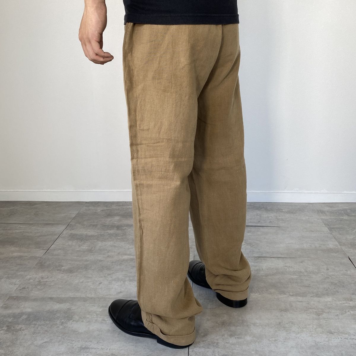 90s Ralph Lauren ツータックスラックス ワイド ブラウン系 古着 メンズ 90s Ralph Lauren ツータックスラックス ワイド ブラウン系 古着