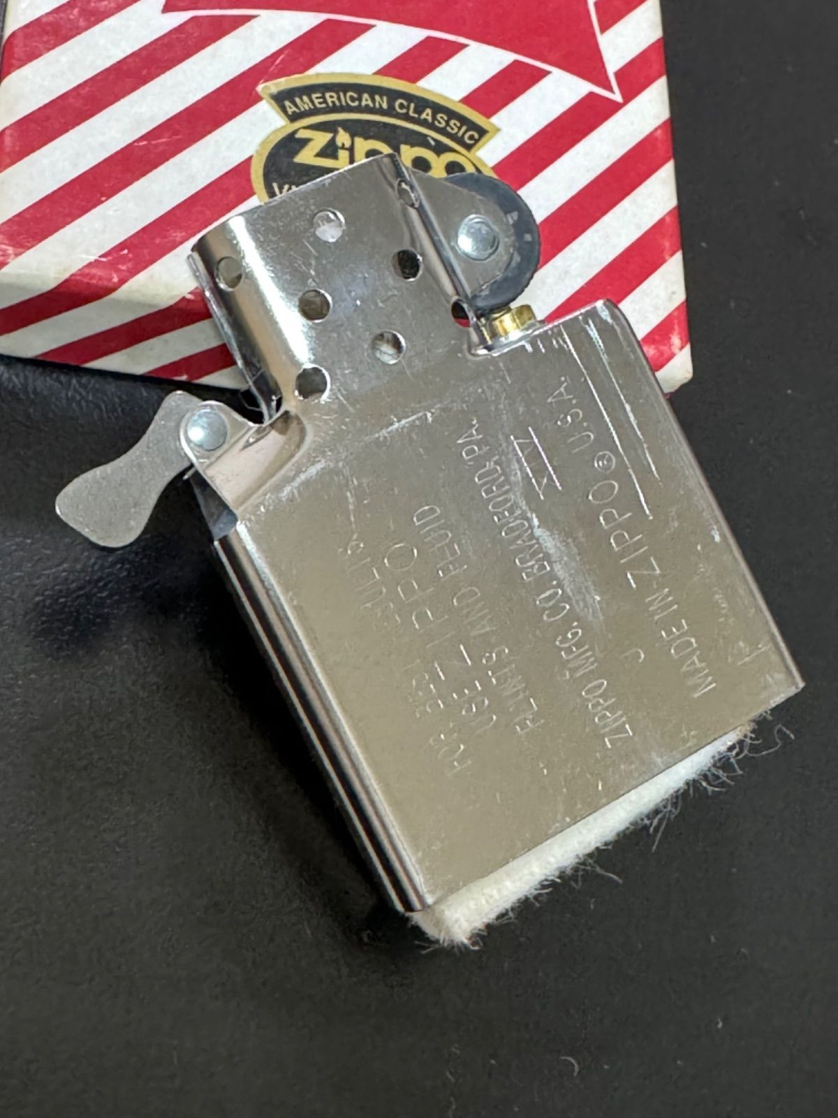 素敵な サントリーウイスキー zippo 1937レプリカ 年代 4面刻印 角 亀甲 その他