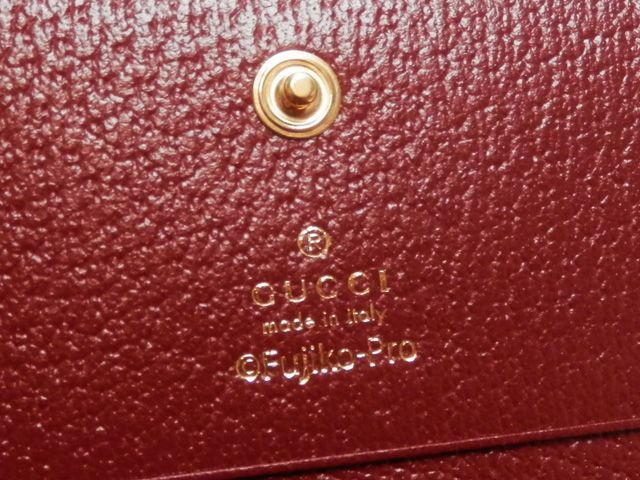 グッチ ＧＵＣＣＩ ミニＧＧスプリーム ドラえもんコラボ 二つ折財布