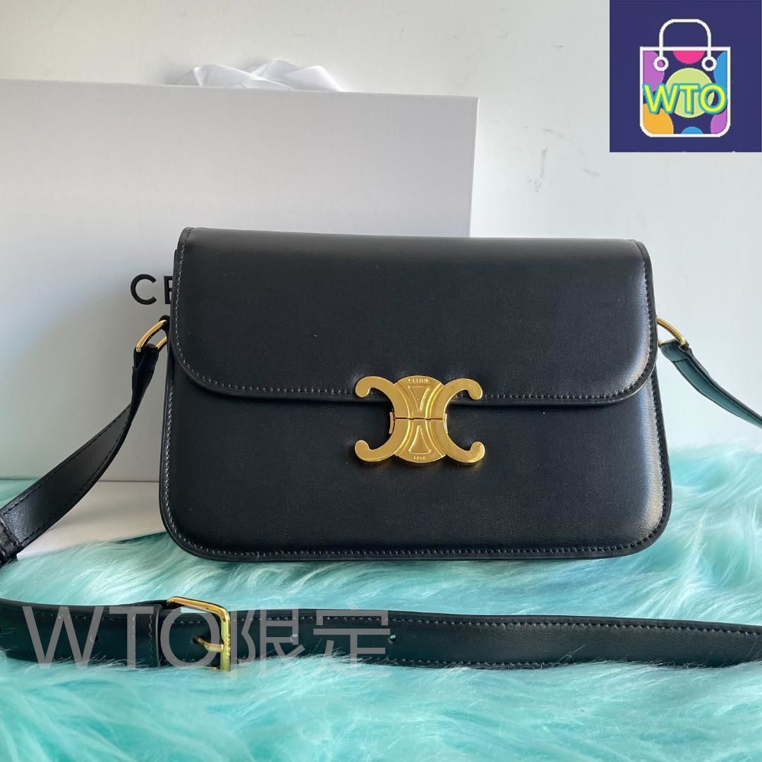 世代を問わず使える定番 CELINE ショルダーバッグ トリオンフ ☆関税込☆CELINE☆チェーンショルダーバッグ トリオンフ
