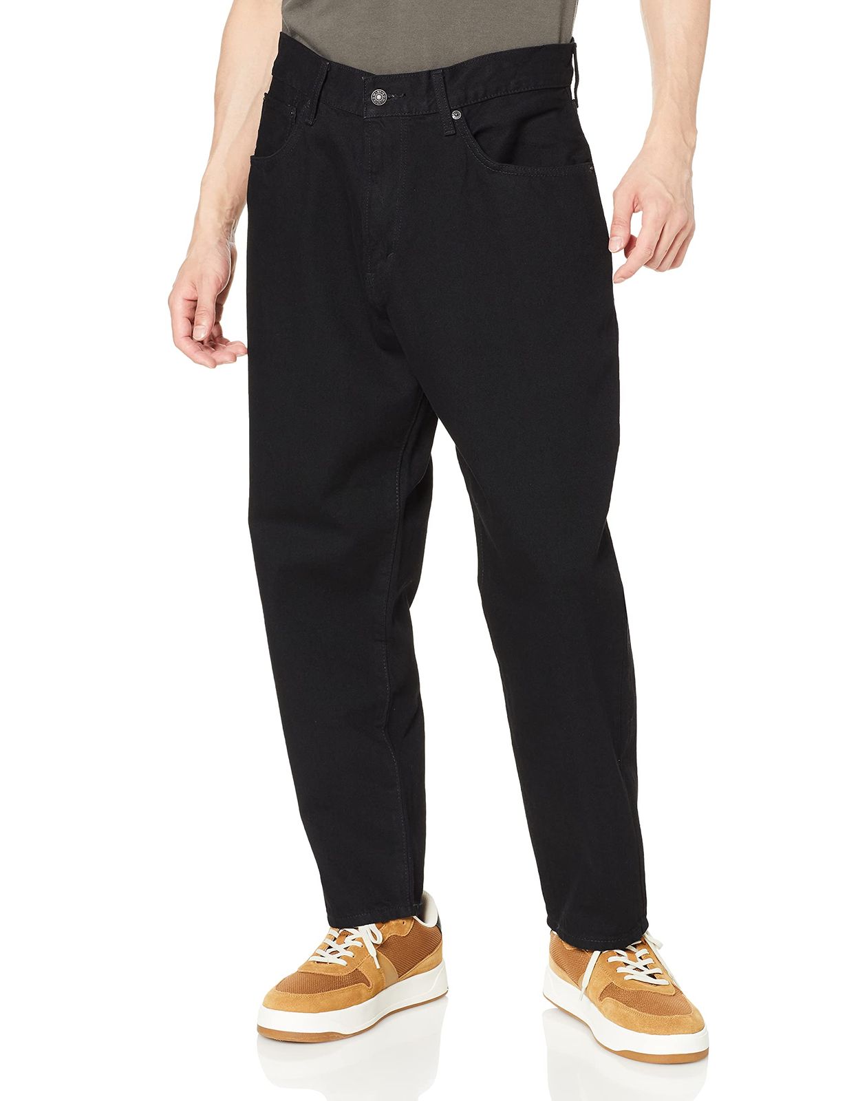 [エドウィン] BLACK TAPERED テーパードデニムパンツ Black テーパードデニム メンズ ブラック M [ブラック] [Free Size]