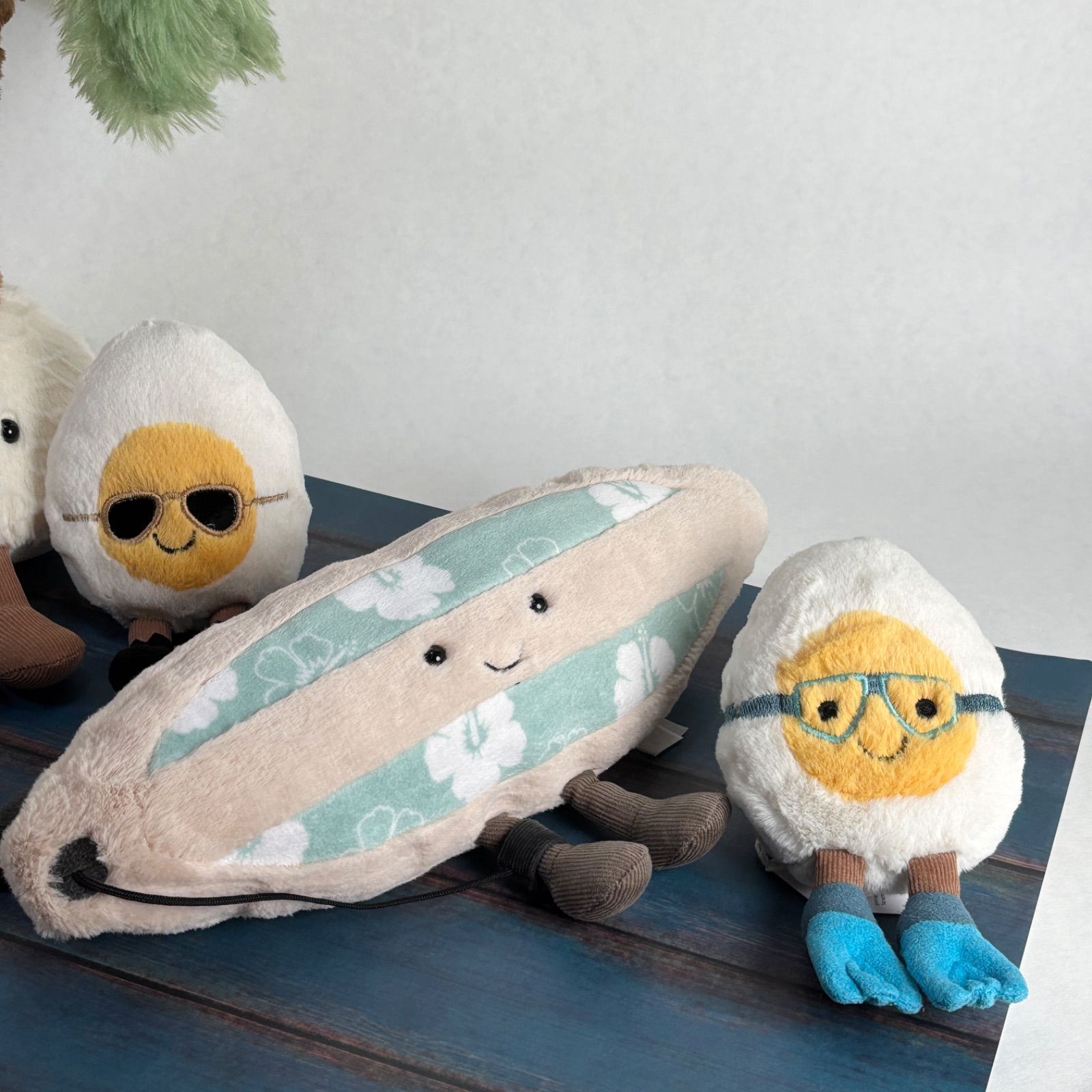 新品　ジェリーキャット　サーフボード　サーフィン　ぬいぐるみ　袋付 人気 新品 ジェリーキャット Jellycat サーフボード サーフィン