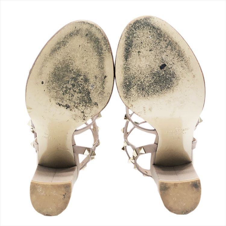 ヴァレンティノ　ロックスタッズ カーフスキン ストラップサンダル 90MM ロックスタッズ ストラップサンダル 90mm for ウィメンズ インチ