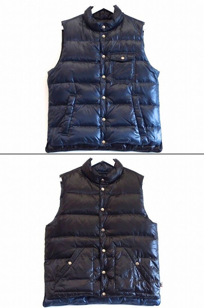 【212381】Traditional Weatherwear トラディショナルウェザーウェア  リバーシブル　ダウンベスト　ナイロン メンズ  ・40