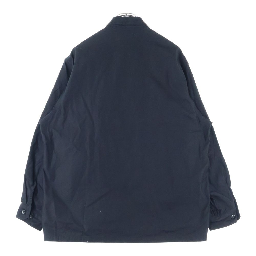 WTAPS ダブルタップス 24AW CBW LS COTTON SATIN SHIRT コットン サテン ダブルフラップポケット 長袖シャツ ブラック 242WVDT-SHM01