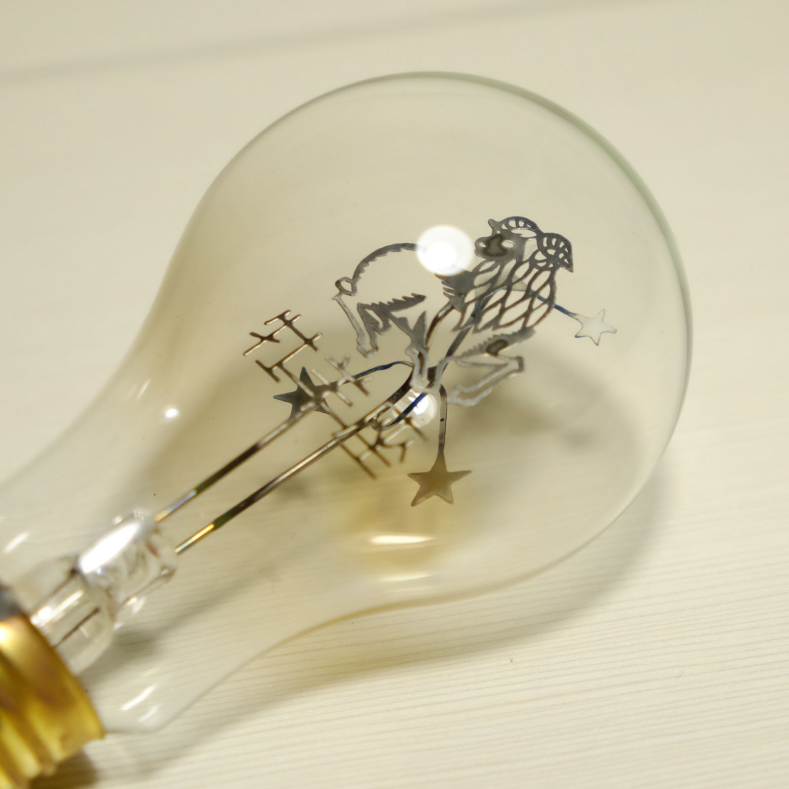 アサヒランプ　旭光電機工業株式会社 チャームランプ　星座シリーズ　牡羊座　100V　白熱電球　昭和レトロ　レトロポップ アサヒランプ 旭光電機工業株式会社 チャームランプ 星座シリーズ 牡羊座 100V 白熱電球 昭和レトロ レトロポップ - メルカリ