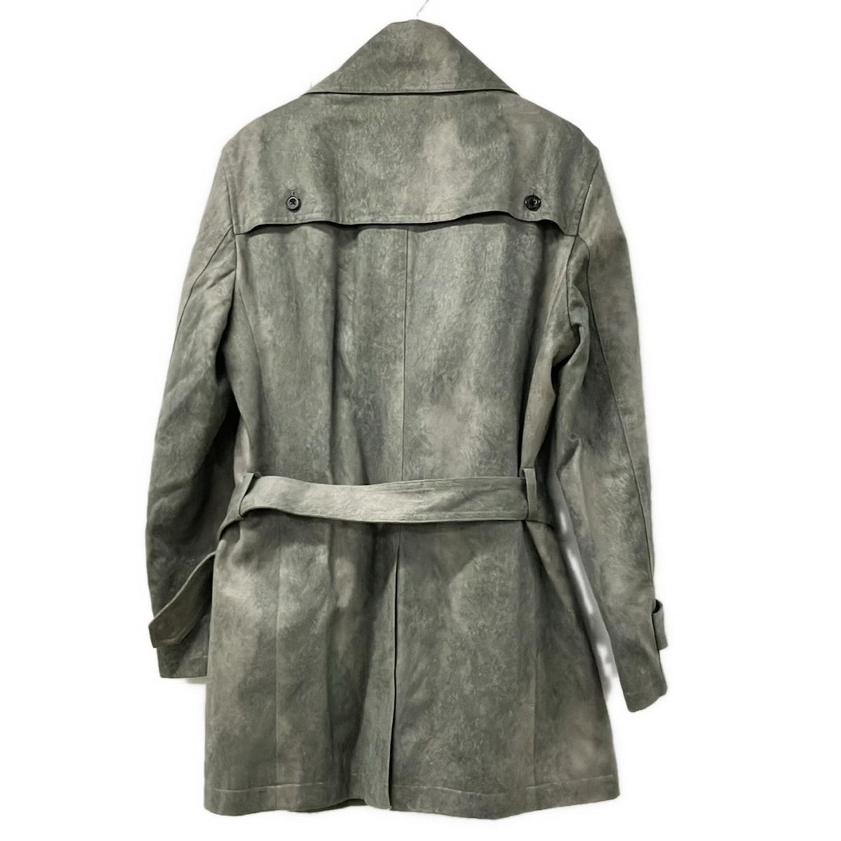 TORNADO MART トルネードマート トレンチコート サイズXL メンズ - グレー×グリーン 長袖 ライナー取り外し可 秋 冬