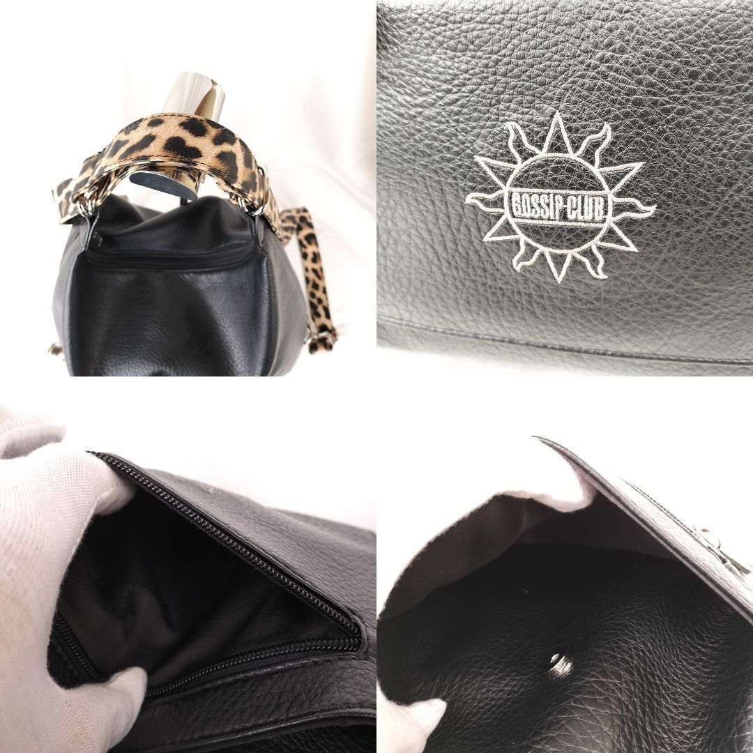個性派デザインで差をつける✨】 GOSSIP CLUB 2wayバッグ レオパード