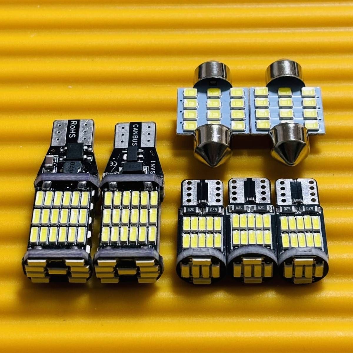 お得セット◇MK53S スペーシアギア ルームランプ バックランプ ナンバー灯 7個セット T10 LED 超爆光! ホワイト スズキ パーツ  カー用品 アクセサリー 車検対応 - メルカリ