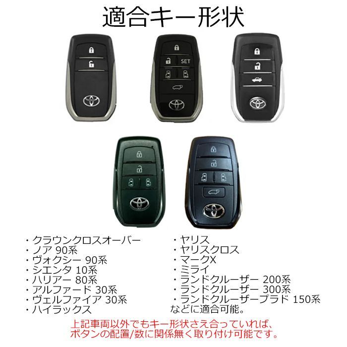 TOYOTA C-HR スマートキー　10個セット トヨタ 車 TOYOTA C-HR スマートキー 10個セット トヨタ