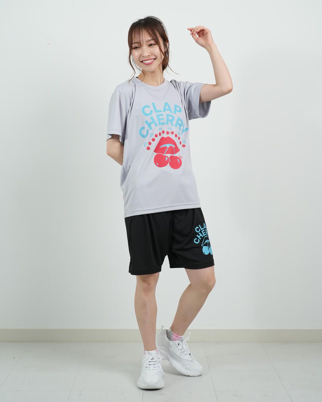 clap クラップ　2月21日(金)発売　タイダイ ハーフパンツ　フィットネス clap クラップ2月21日(金)発売タイダイ ハーフパンツフィットネス