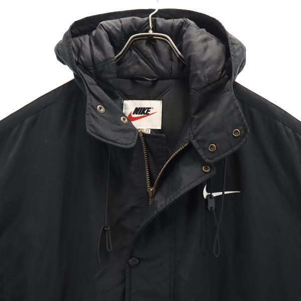 ♦︎白タグ　90s' NIKE ベンチコート♦︎ NIKE - 90s NIKE 白タグ ベンチコート ブラック オーバーサイズ