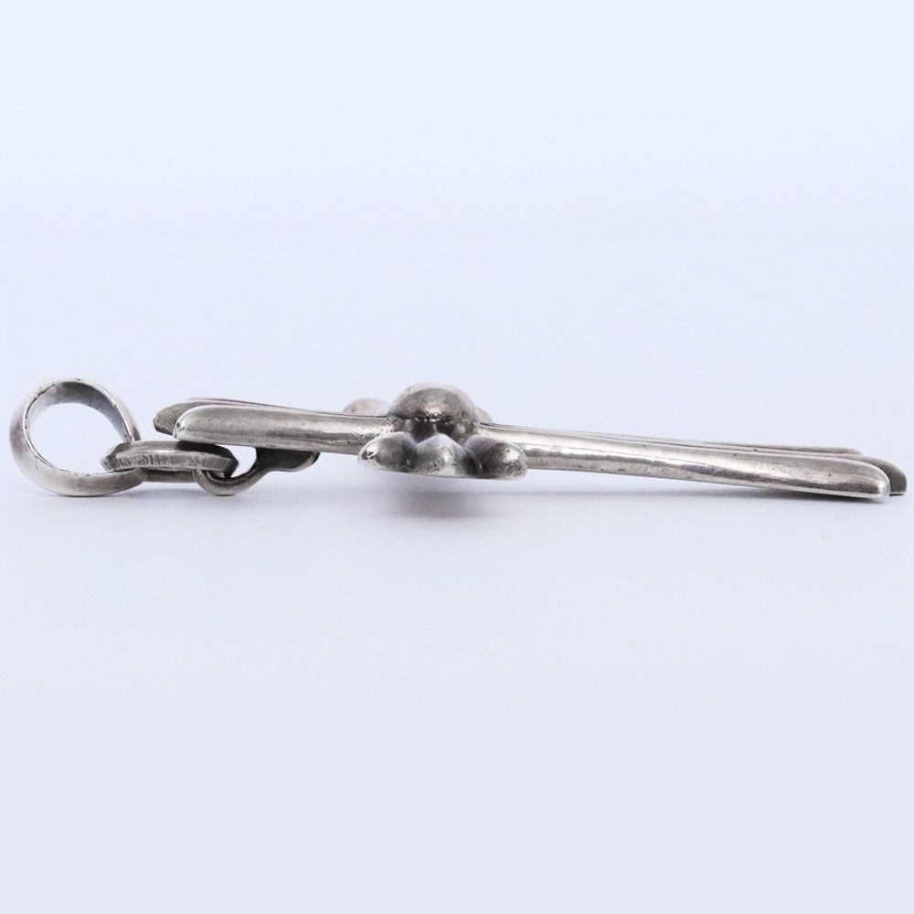 CHROME HEARTS CHクロス ペンダント ラージ with ベイル シルバー