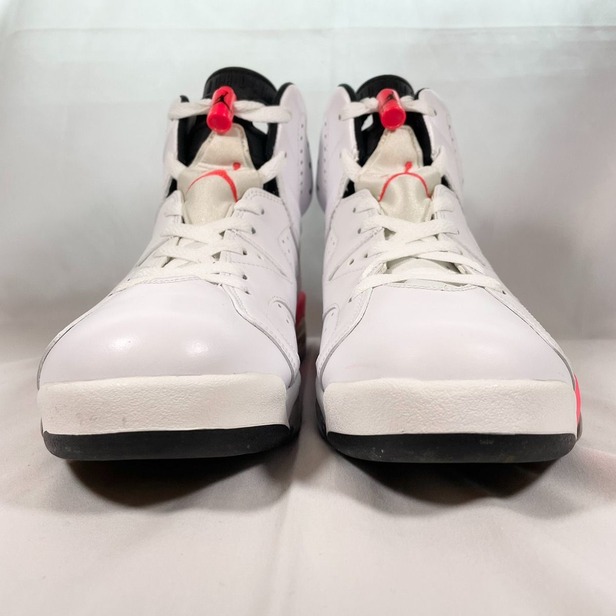 ナイキ NIKE AIR JORDAN 6 RETRO エア ジョーダン 6 レトロ WHITE INFRARED 2014 ホワイト インフラレッド  384664-123 S-82 - メルカリ